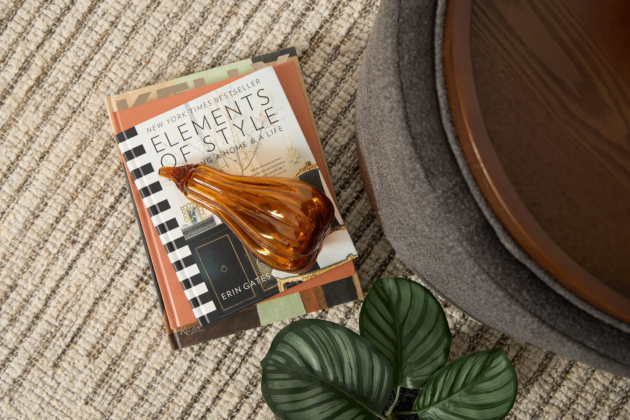 Pumpkin Small Orange Tabletop Accessory