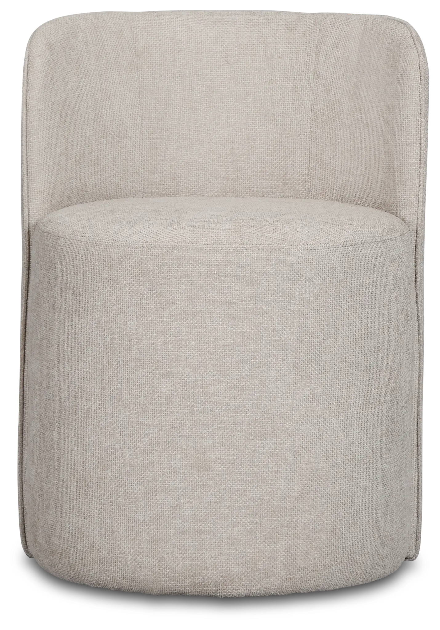 Ryan Light Gray Castored Upholstered Side Chair Ryan Light Gray Castored Upholstered Side Chair