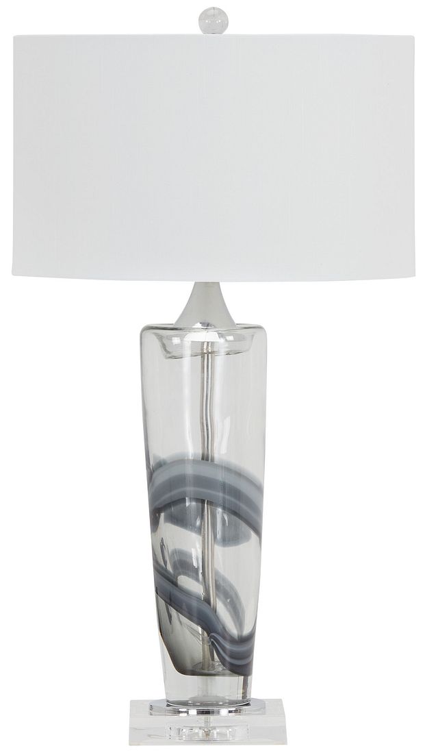 Nikola Gray Table Lamp