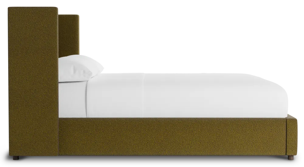 Captiva Elite Dark Green 48" Upholstered Shelter Bed