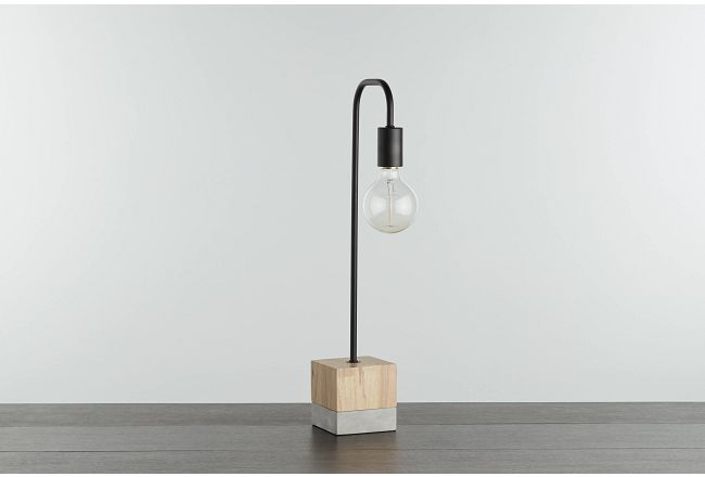 Leo Wood Table Lamp