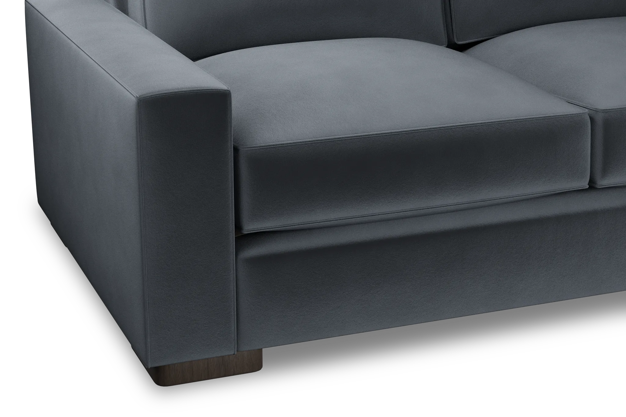 Edgewater Joya Gray Medium Two-arm Sectional