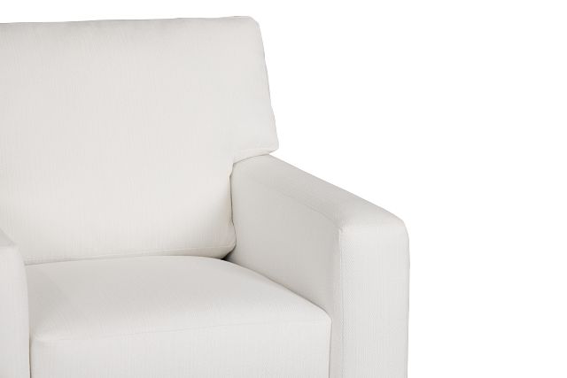 Rhodes White Fabric Chair