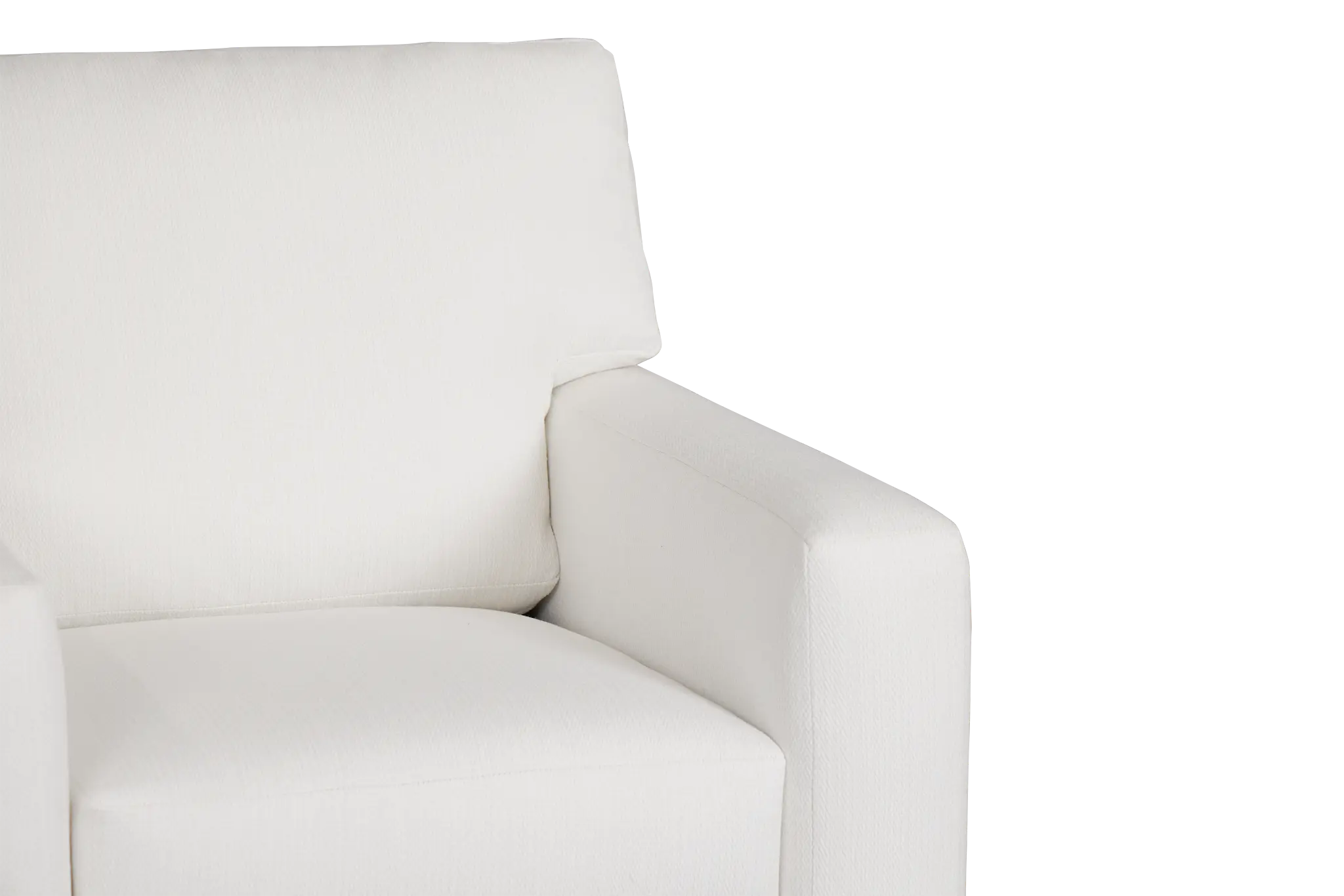Rhodes White Fabric Chair Rhodes White Fabric Chair