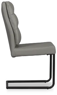 Paxton Gray Upholstered Side Chair