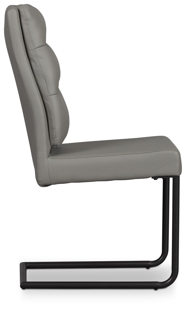 Paxton Gray Upholstered Side Chair