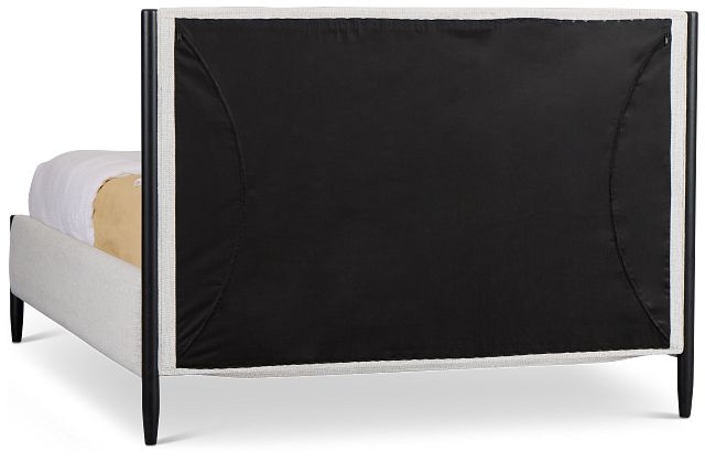 Stockton Black Uph Panel Bed