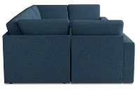 Citymod Blue Fabric 8-piece Pit Sectional