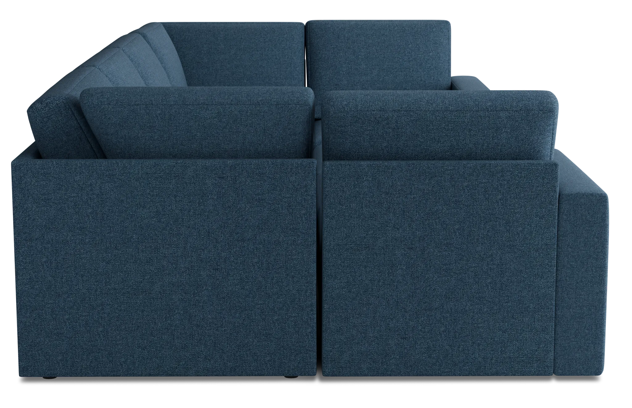 Citymod Blue Fabric 8-piece Pit Sectional