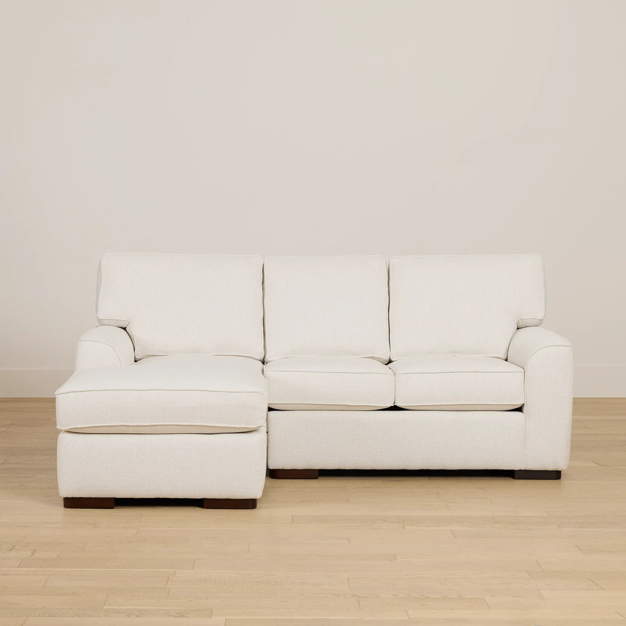 Sinclair Light Beige Fabric Left Chaise Sectional