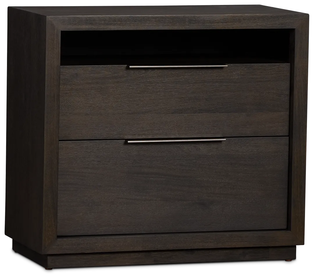 Madden Dark Tone 2-drawer Nightstand