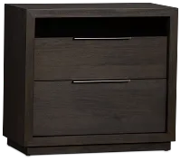 Madden Dark Tone 2-drawer Nightstand
