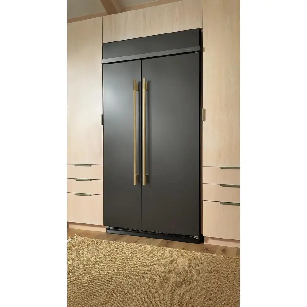 Kitchenaid 742 Series Black 42" Built In Side By Side Refrigerator Kitchenaid 742 Series Black 42" Built In Side By Side Refrigerator