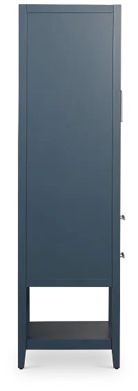 Alden Blue Linen Cabinet