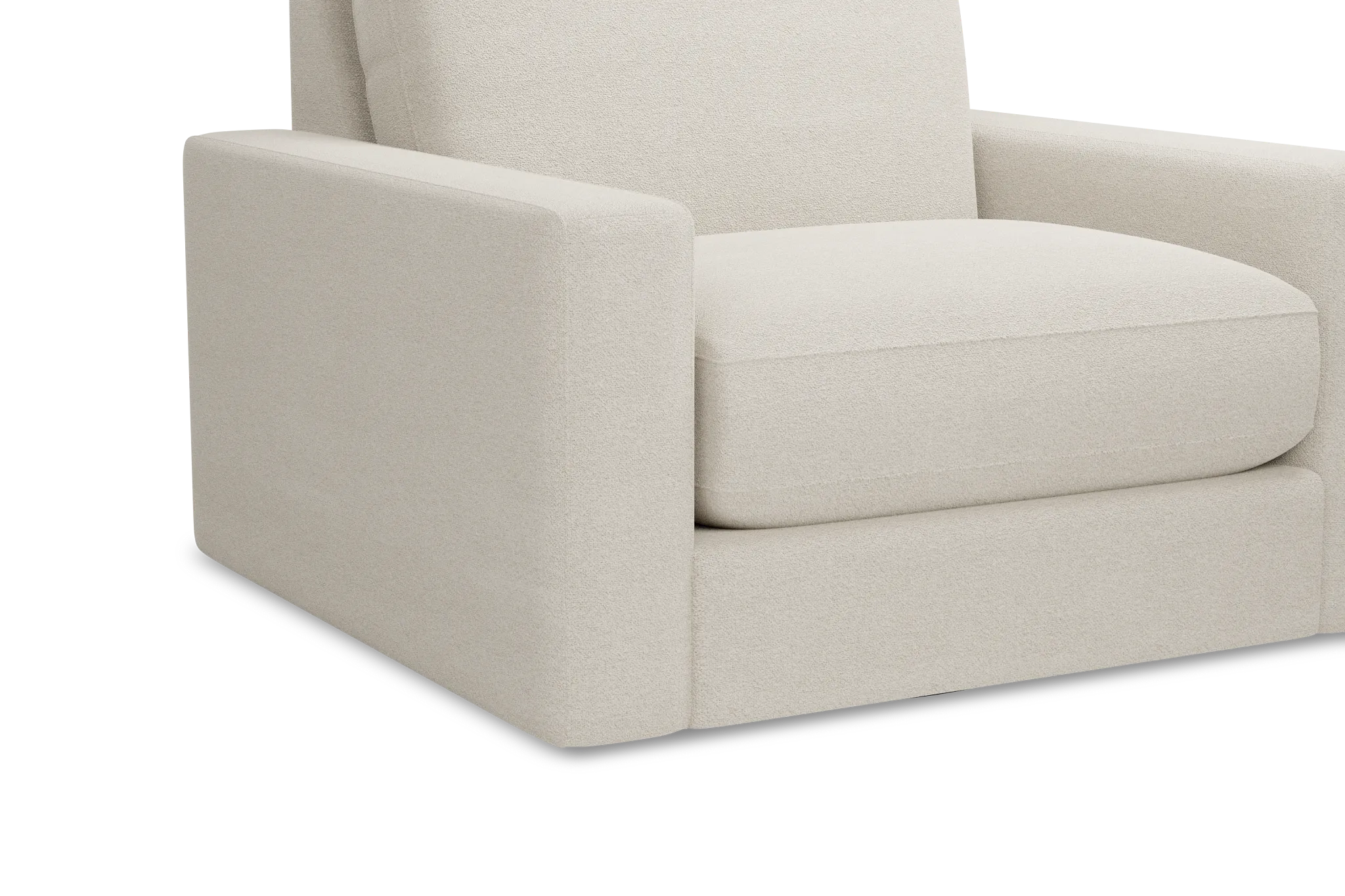 Edgewater Elite Ivory Swivel Chair