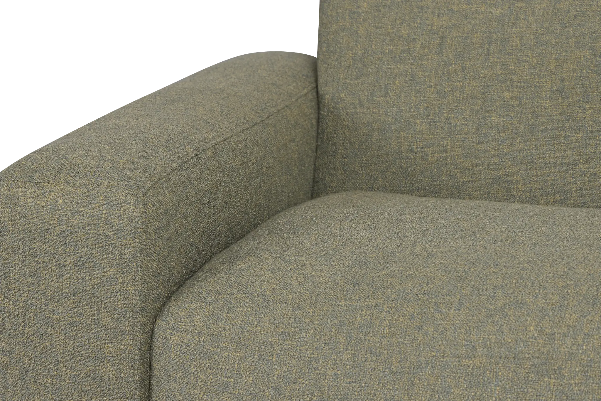 Baylor Green Fabric Left Chair Baylor Green Fabric Left Chair