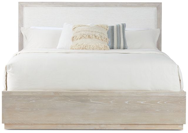 Boca Grande Two-tone Uph Platform Bed