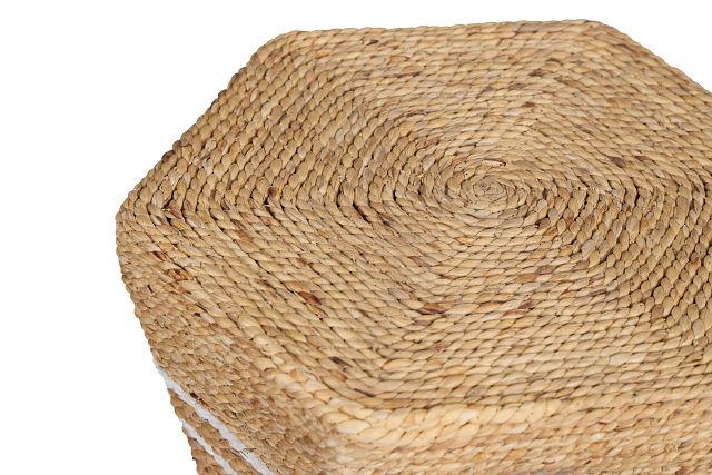 Sailor Woven Stripe Accent Stool