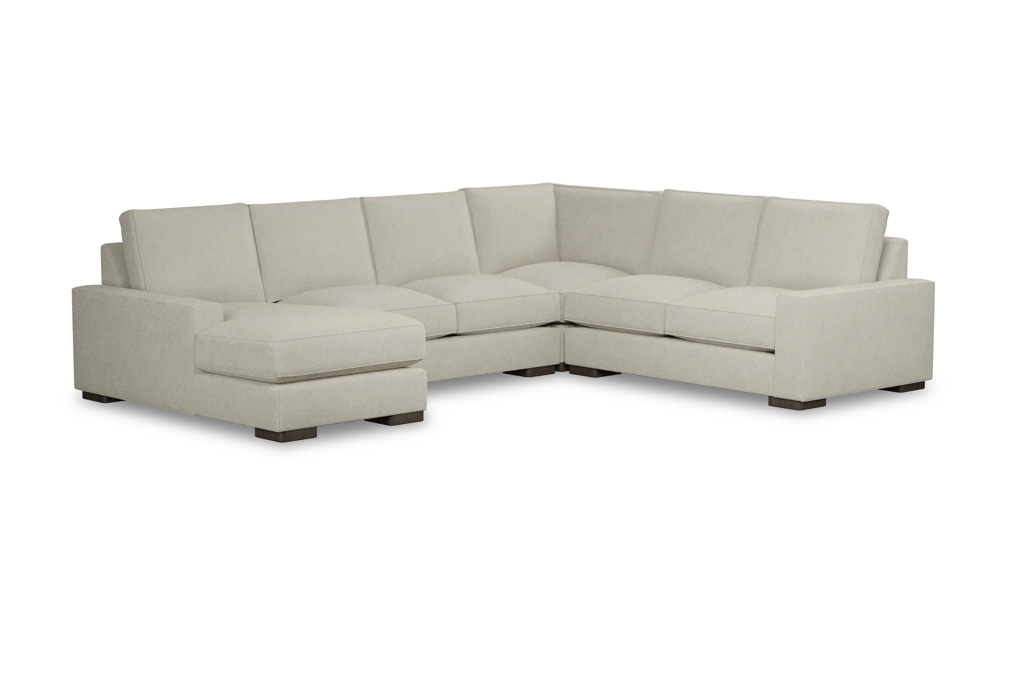 Edgewater Suave Beige Medium Left Chaise Sectional