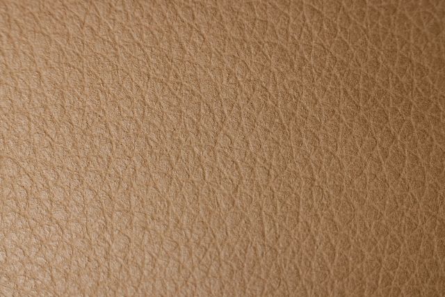 Tessa Light Brown Leather Ottoman