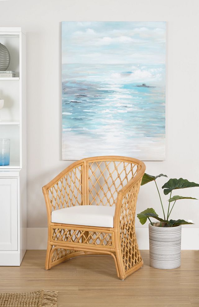 Aloha Light Tone Woven Accent Chair