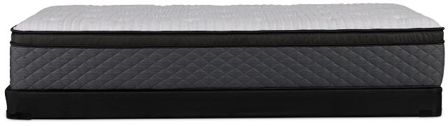 Kevin Charles By Sealy Essential Plush Low-profile Mattress Set