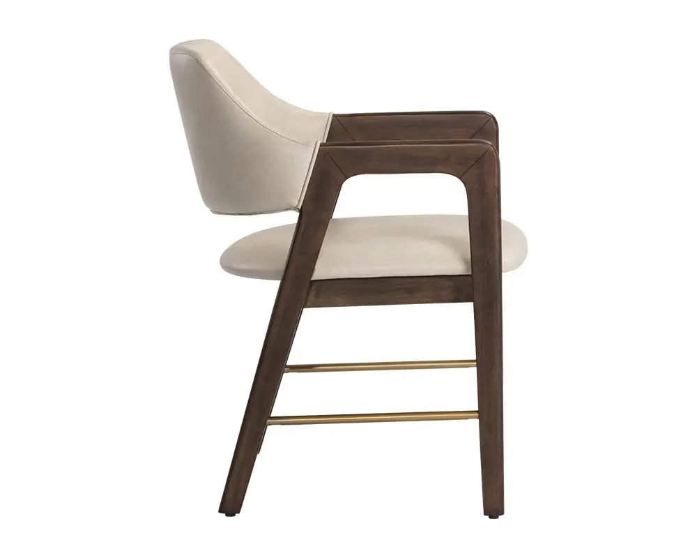 Shelli Light Beige Upholstered Arm Chair Shelli Light Beige Upholstered Arm Chair
