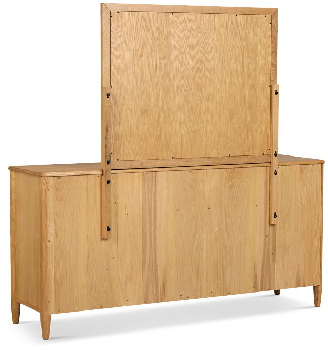 Stockton Light Tone Dresser & Mirror