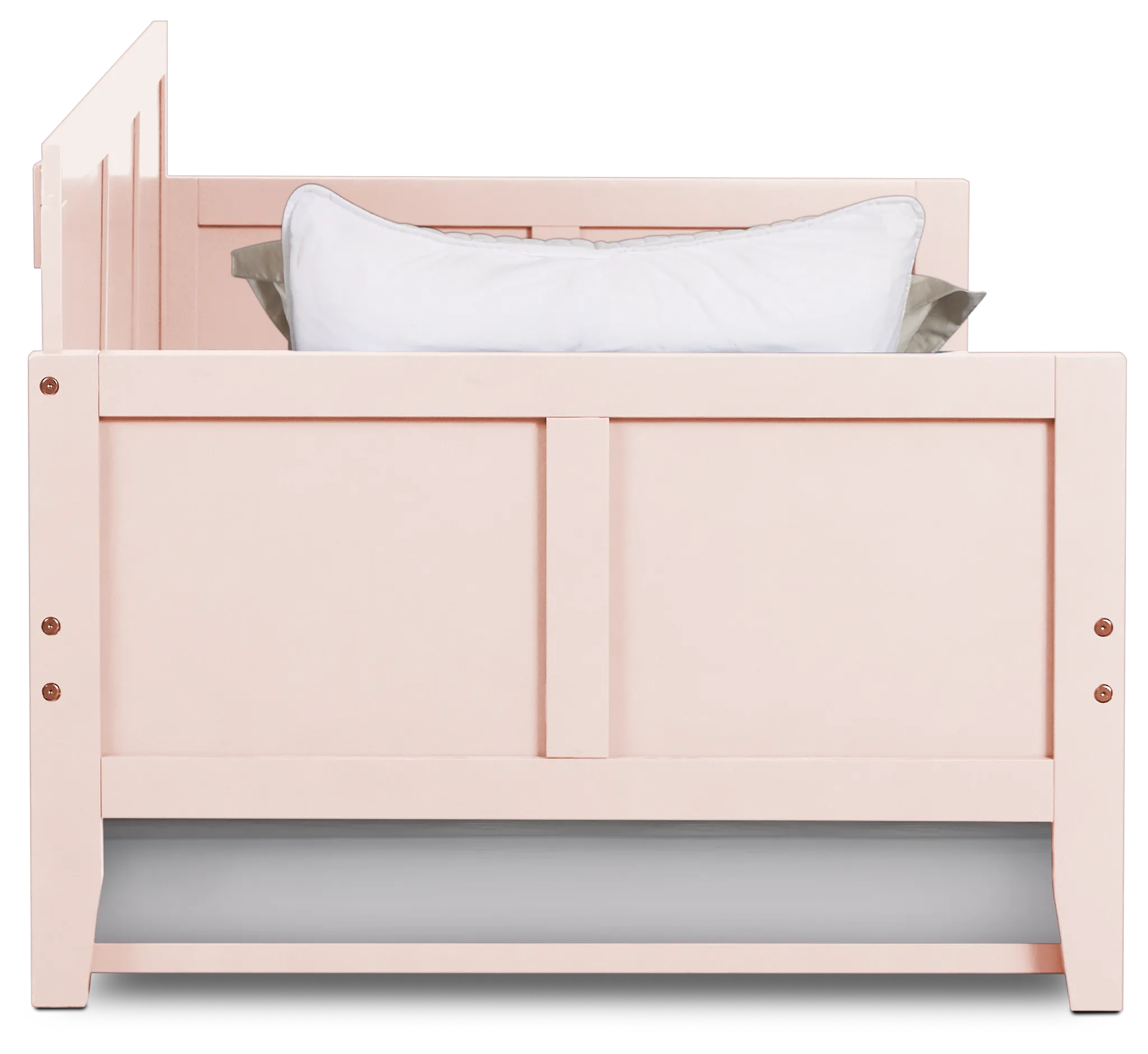 Charleston Pink Panel Trundle Bed