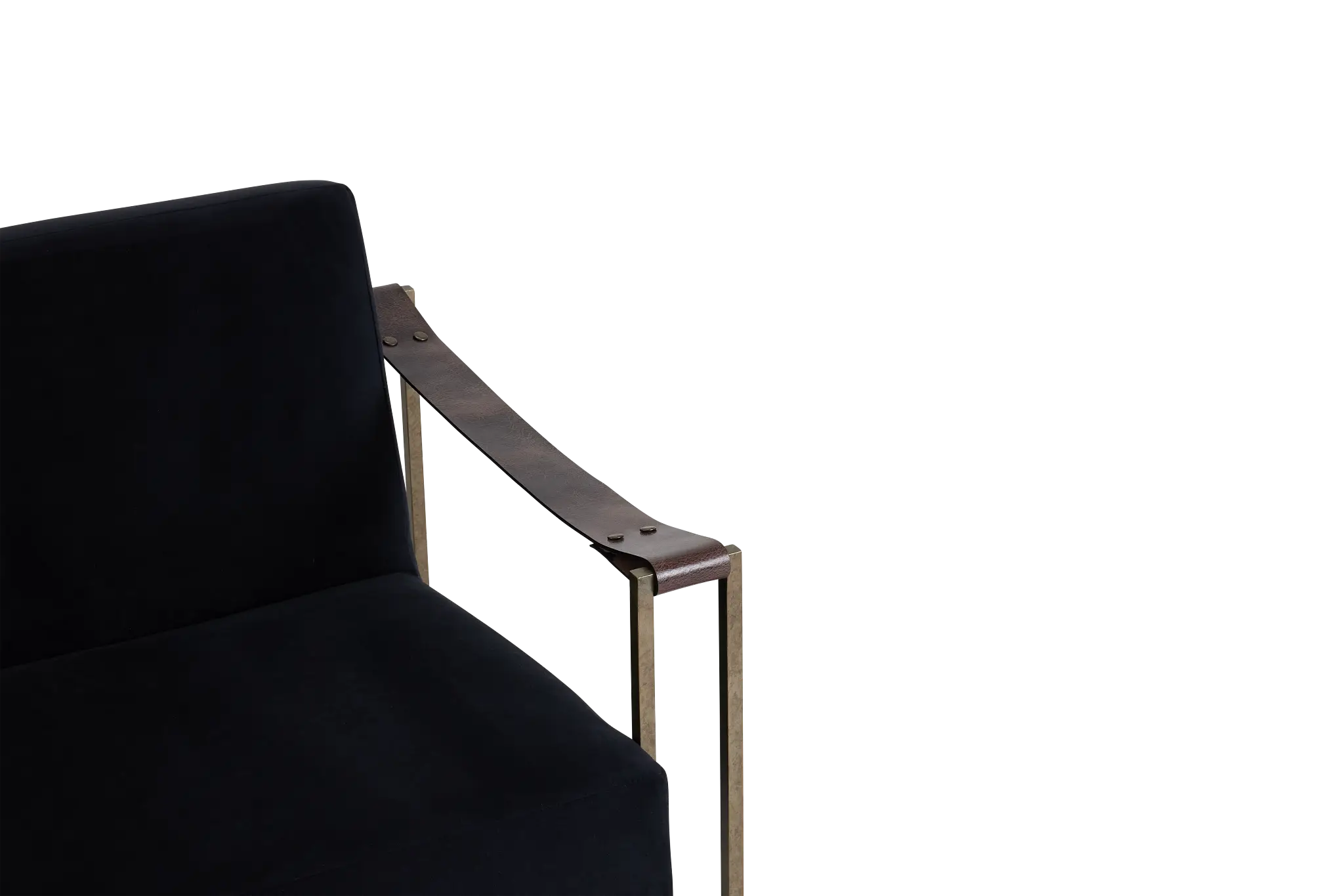 Dekker Black Fabric Accent Chair Dekker Black Fabric Accent Chair