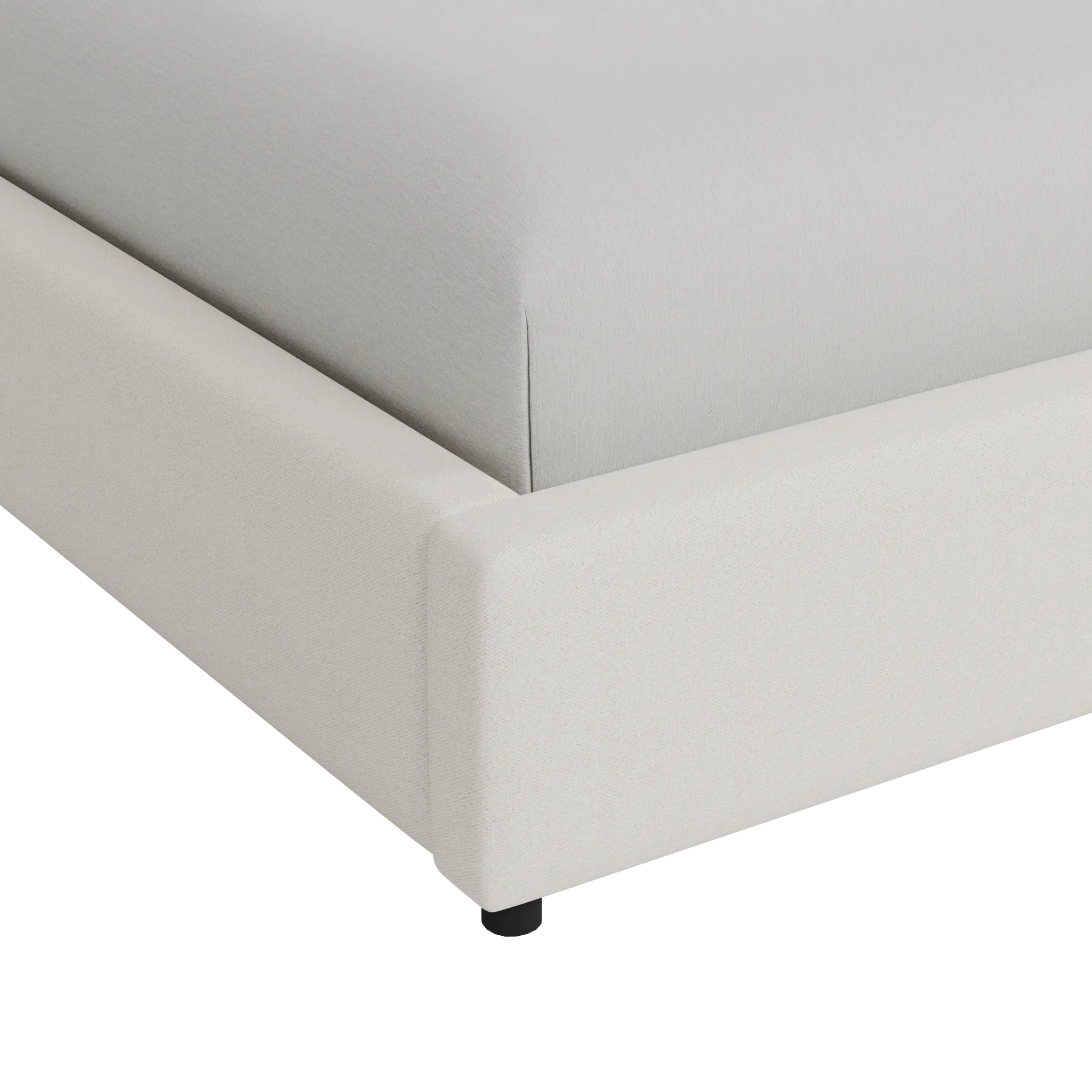 Grayton Gellar Beige 54" Upholstered Platform Bed Grayton Gellar Beige 54" Upholstered Platform Bed