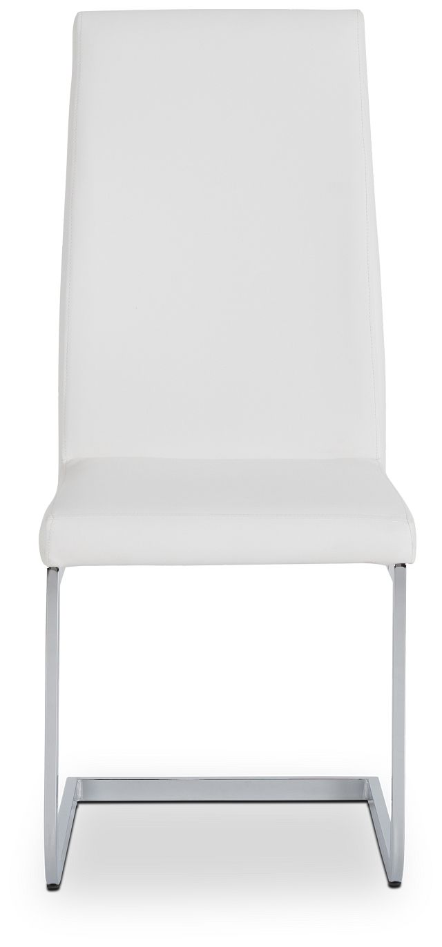 Axel White Upholstered Side Chair