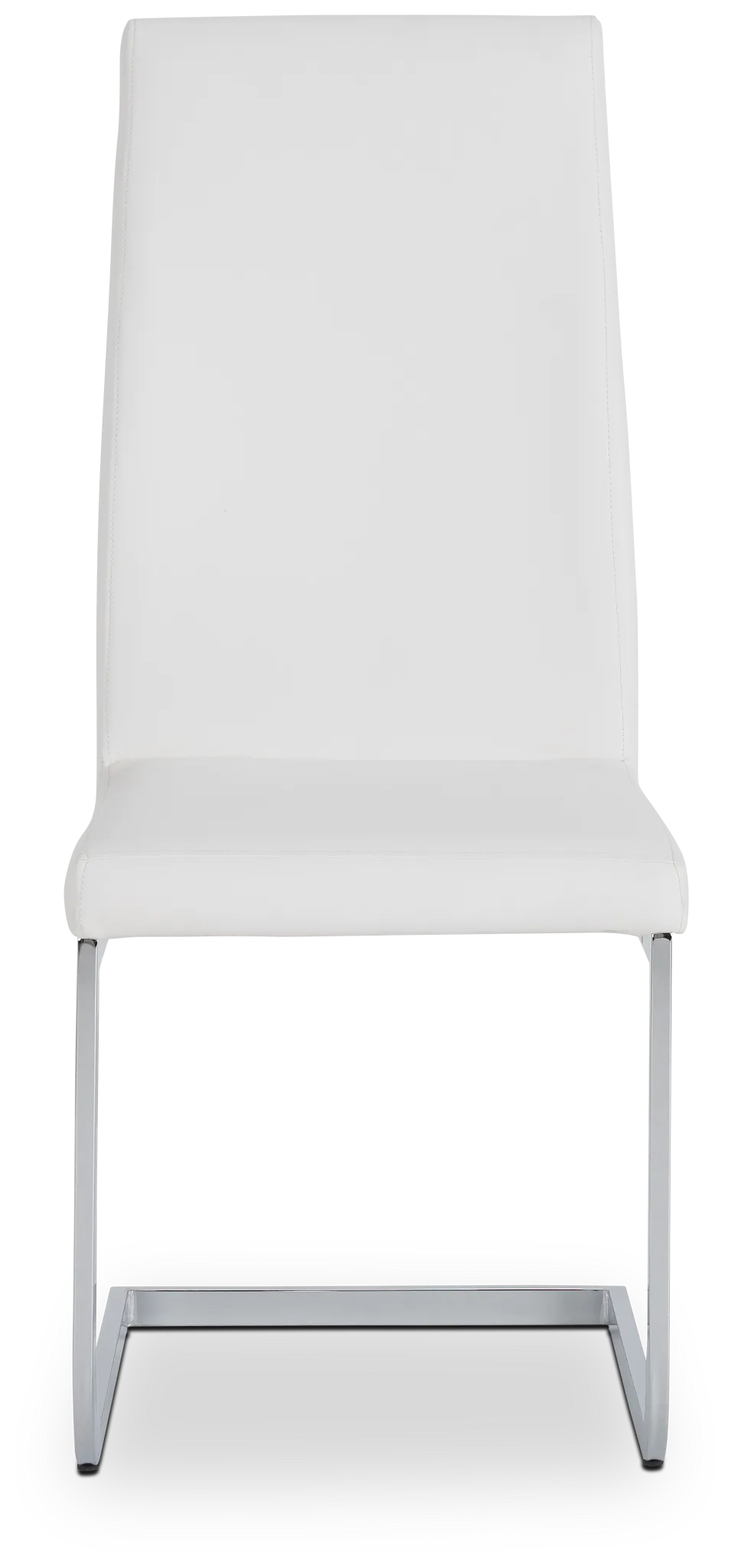 Axel White Upholstered Side Chair