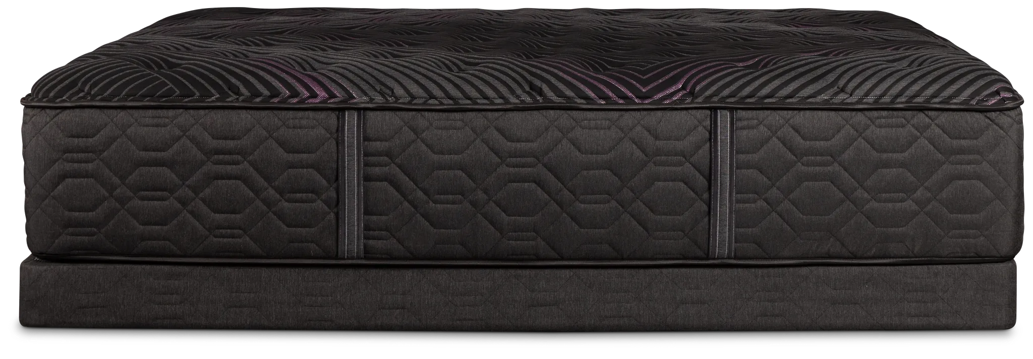 Beautyrest Black Series Two Plush Tight Top Low-profile Mattress Set