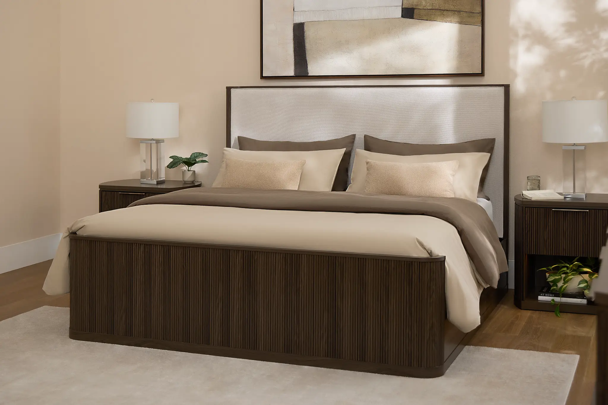 Camden Dark Tone Uph Panel Bed Camden Dark Tone Uph Panel Bed
