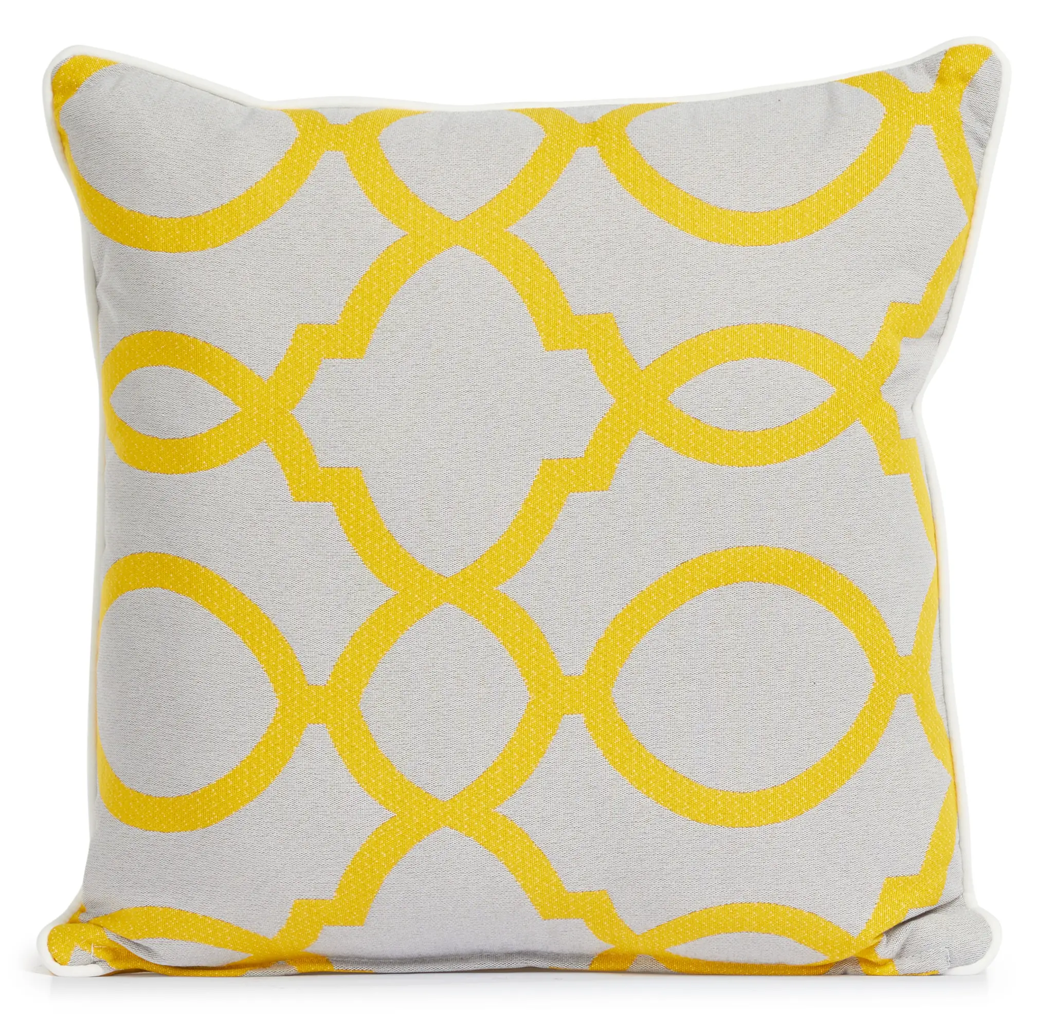 Clover Yellow 18" Indoor/outdoor Square Accent Pillow Clover Yellow 18" Indoor/outdoor Square Accent Pillow