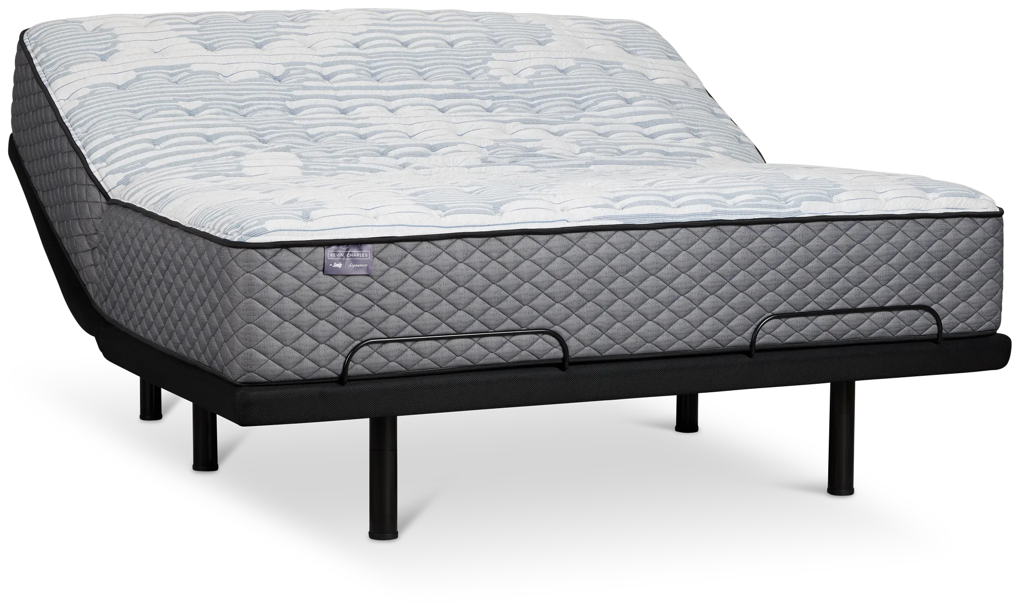 Kevin Charles By Sealy Signature Extra Firm Deluxe Adjustable Mattress Set
