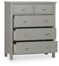 Charleston Gray 5-drawer Chest