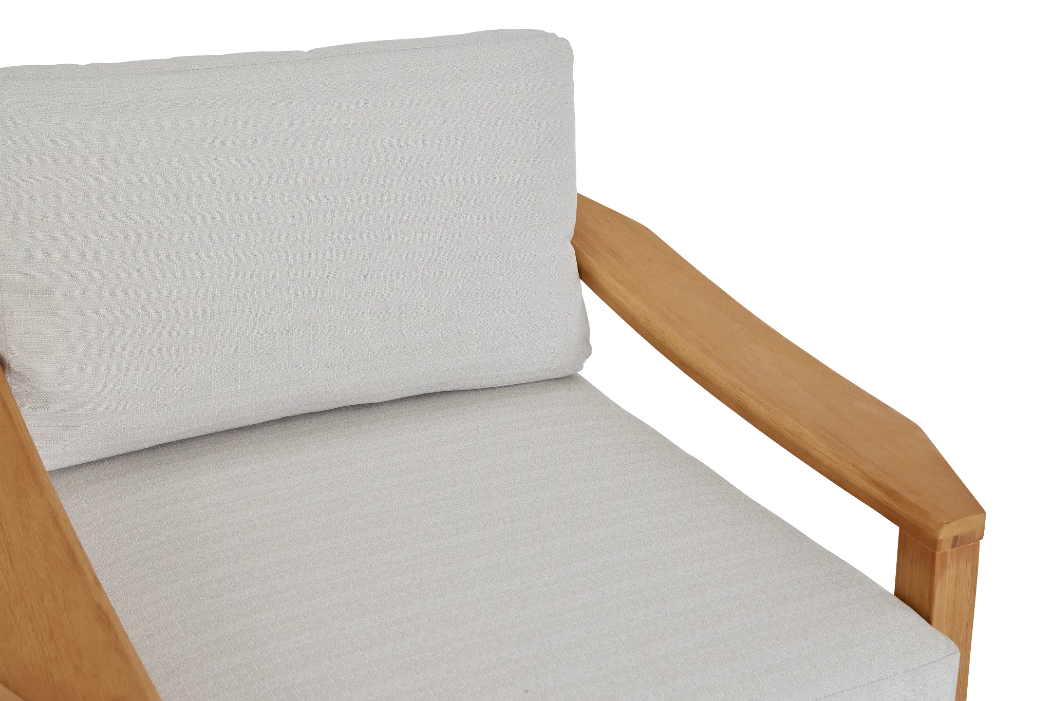 Tobago Light Tone Chair With Gray Cushion Tobago Light Tone Chair With Gray Cushion