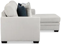 Everly Gray Fabric Right Chaise Storage Sectional