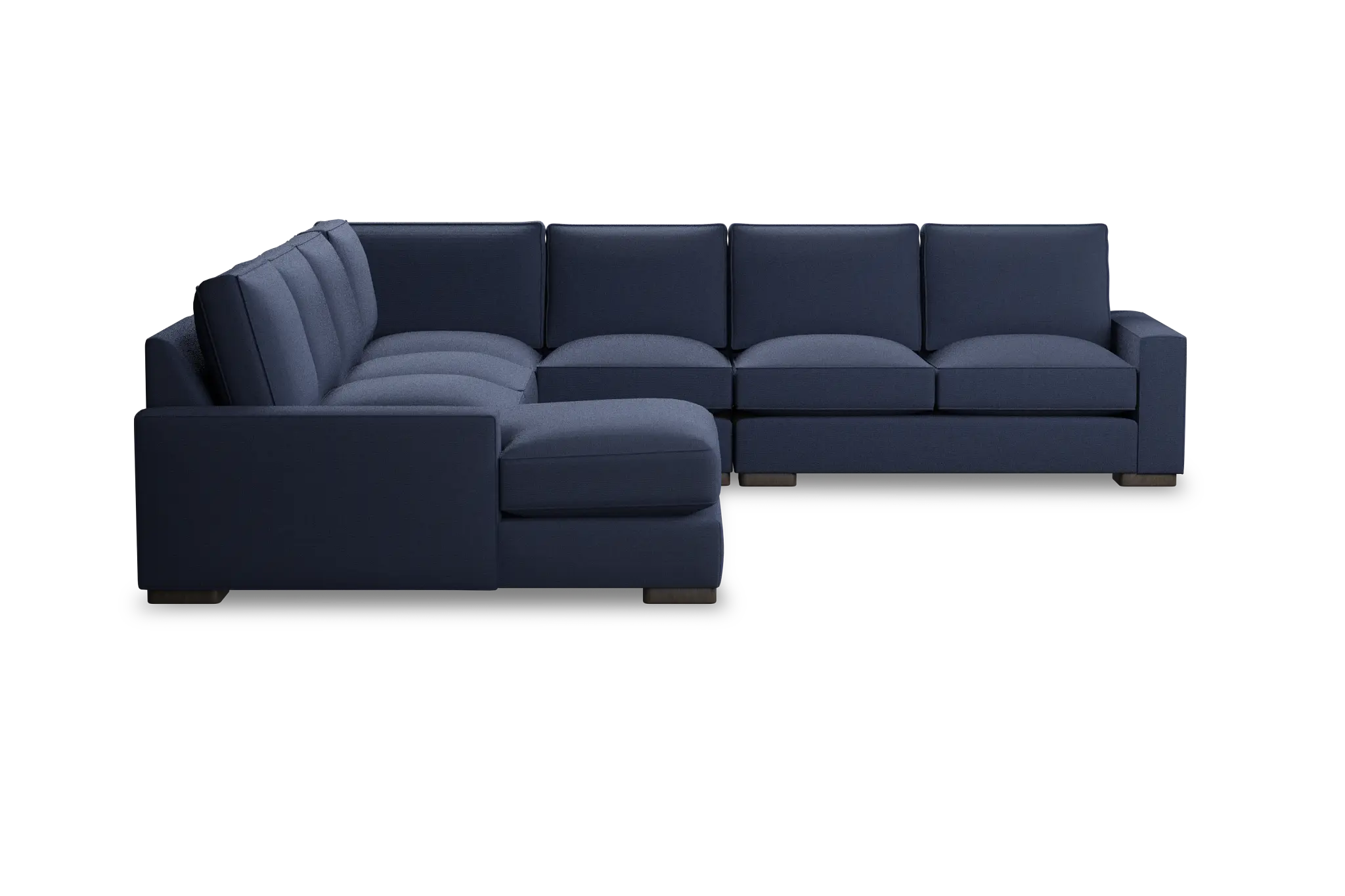 Edgewater Peyton Dark Blue Large Left Chaise Sectional Edgewater Peyton Dark Blue Large Left Chaise Sectional