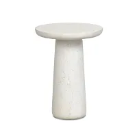 Four Hands Rye White Small End Table
