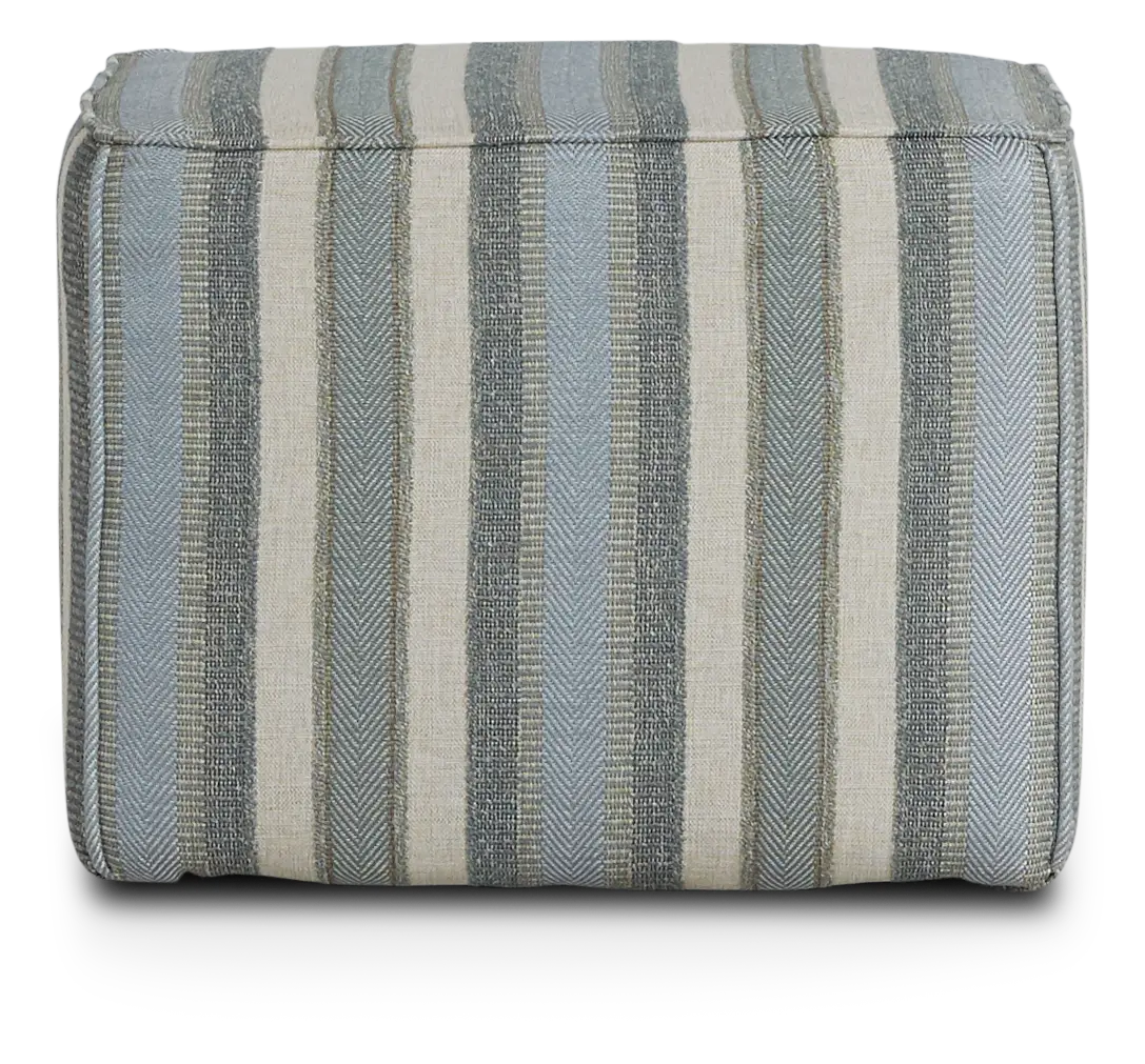 Abode Green Fabric Accent Pouf Abode Green Fabric Accent Pouf