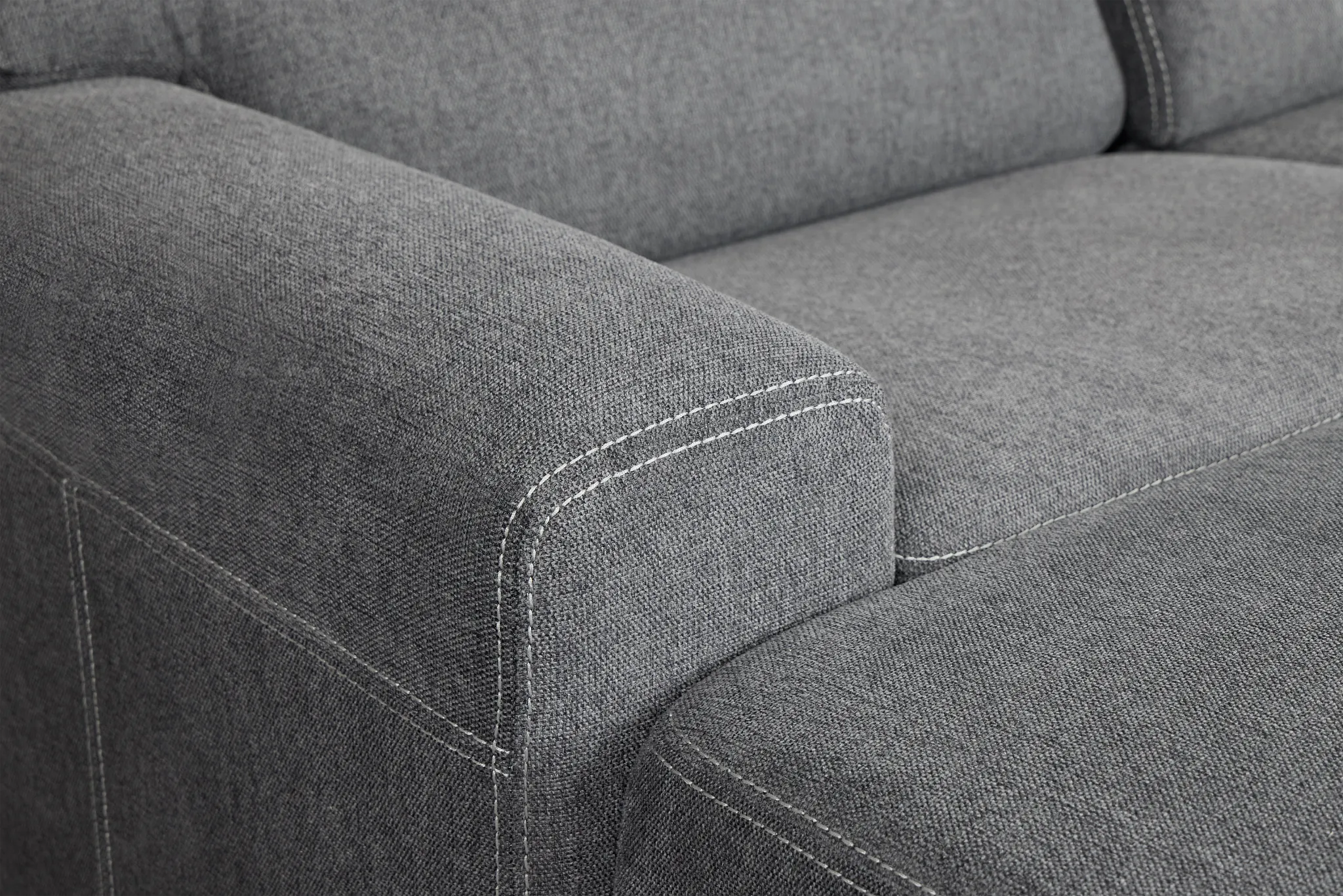 Callum Dark Gray Storage Small Left Power Chaise Sleeper Sectional