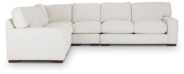 Veronica White Down Large Two-arm Sectional