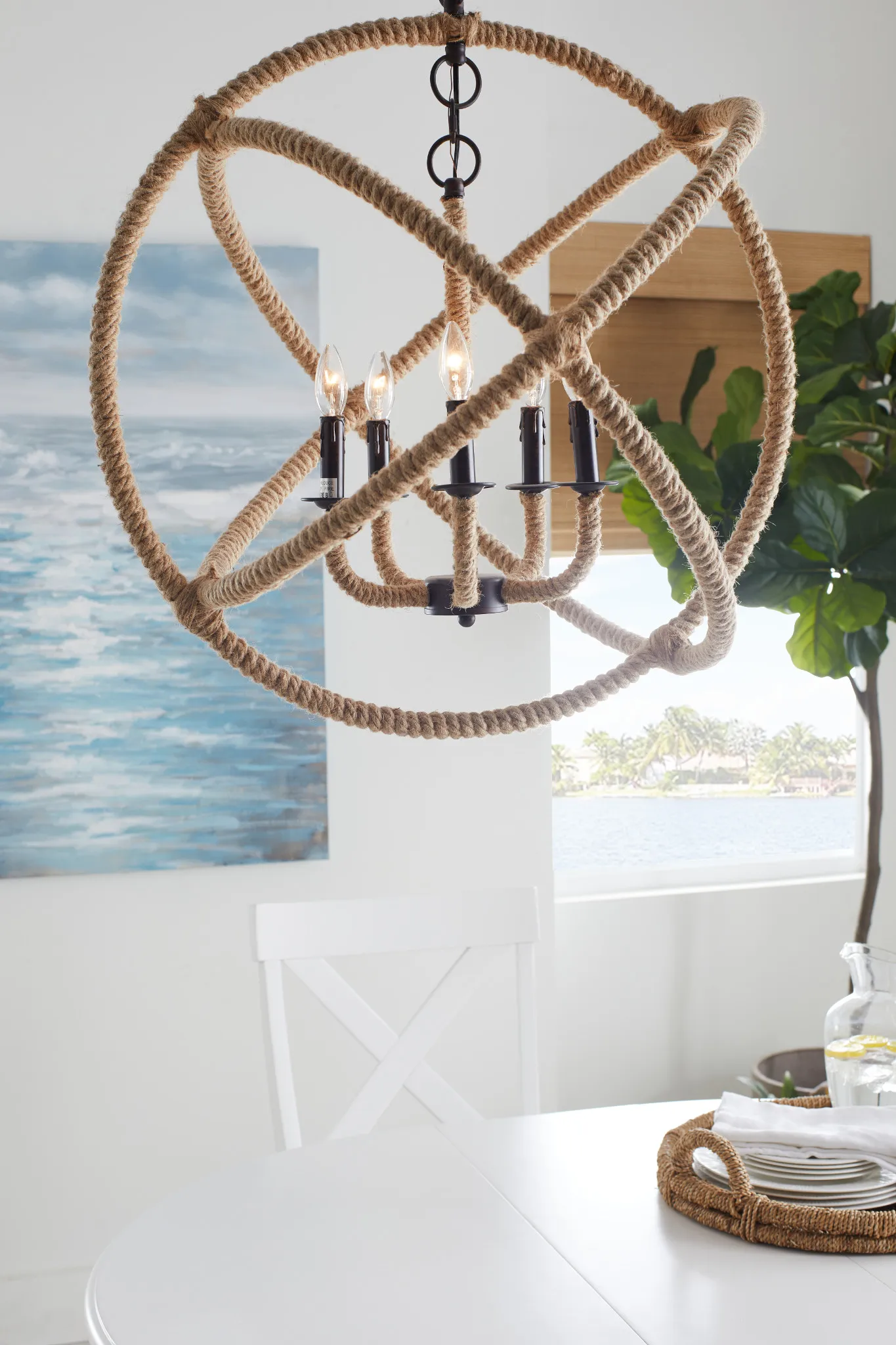 Orb Bronze Chandelier