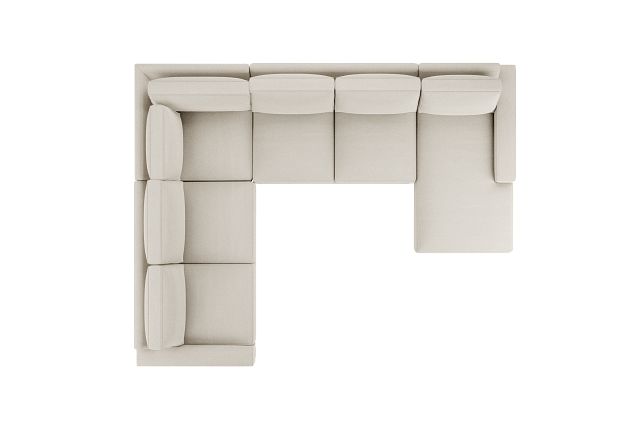 Edgewater Elite Ivory Medium Right Chaise Sectional