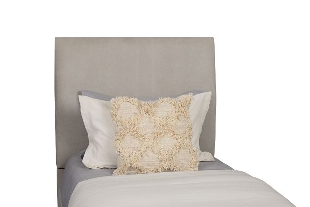 Lucy Light Gray Uph Platform Bed