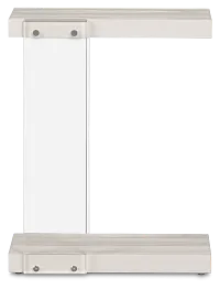 Gables White Rect Accent Table