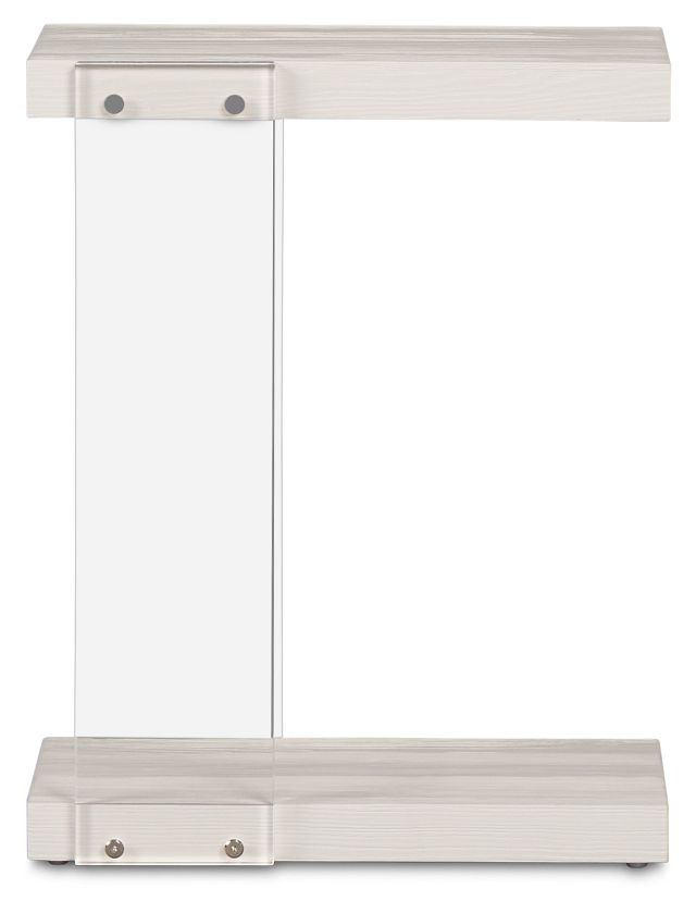 Gables White Rect Accent Table
